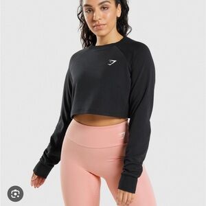 Two Gymshark cropped long sleeves in XS